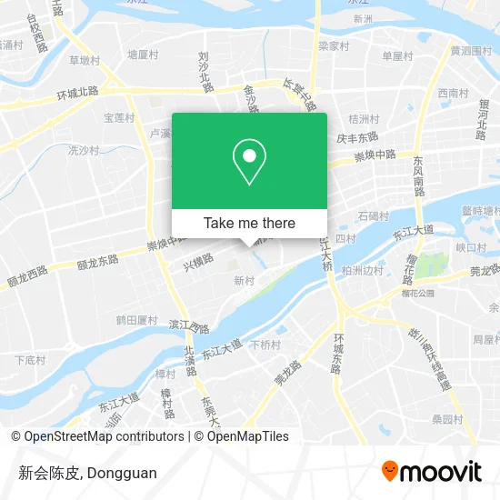 新会陈皮 map