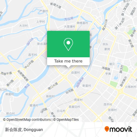 新会陈皮 map