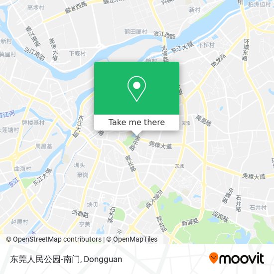 东莞人民公园-南门 map