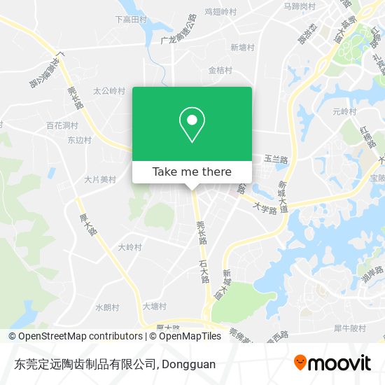 东莞定远陶齿制品有限公司 map