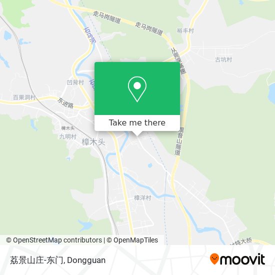 荔景山庄-东门 map