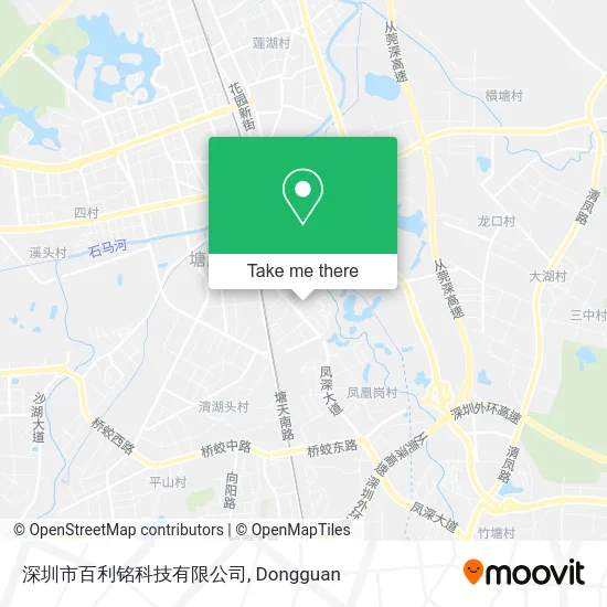 深圳市百利铭科技有限公司 map