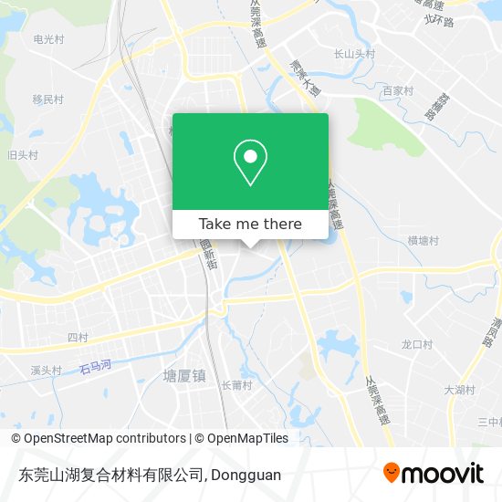 东莞山湖复合材料有限公司 map