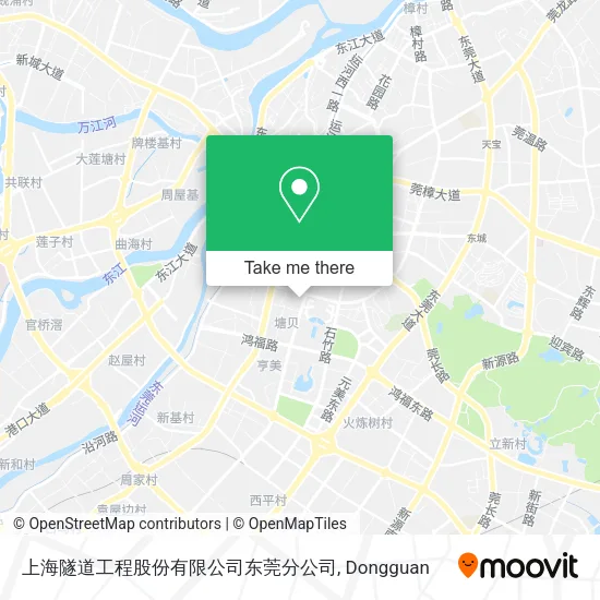 上海隧道工程股份有限公司东莞分公司 map