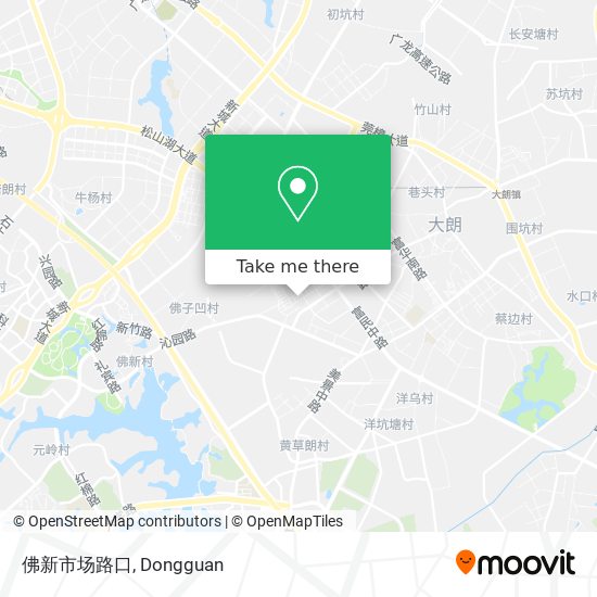 佛新市场路口 map