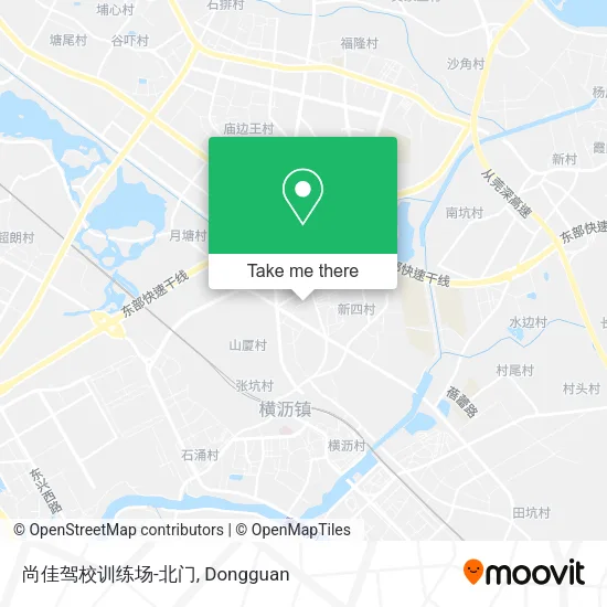 尚佳驾校训练场-北门 map