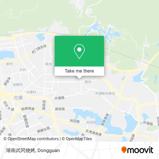 湖南武冈烧烤 map