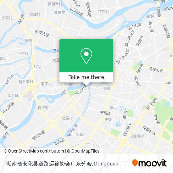 湖南省安化县道路运输协会广东分会 map