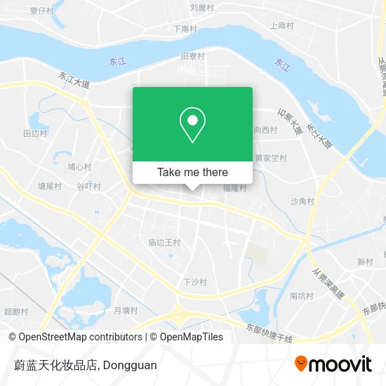 蔚蓝天化妆品店 map