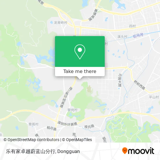 乐有家卓越蔚蓝山分行 map