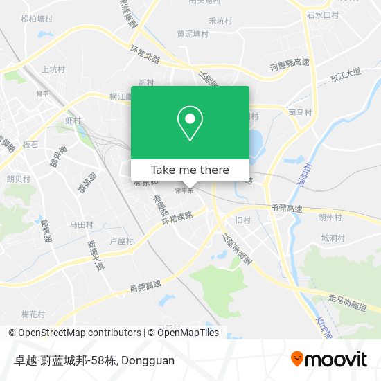 卓越·蔚蓝城邦-58栋 map