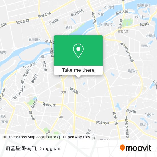 蔚蓝星湖-南门 map