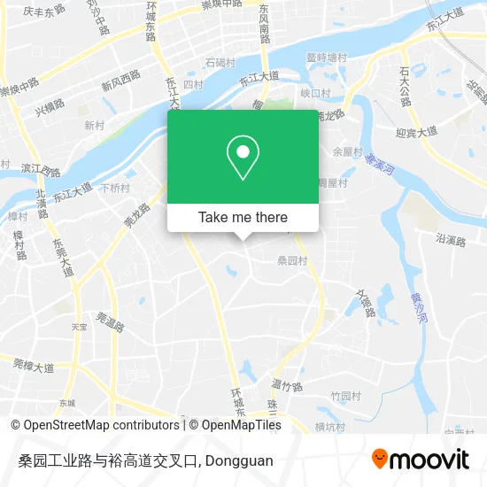 桑园工业路与裕高道交叉口 map