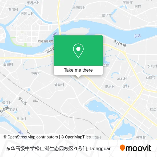 东华高级中学松山湖生态园校区-1号门 map