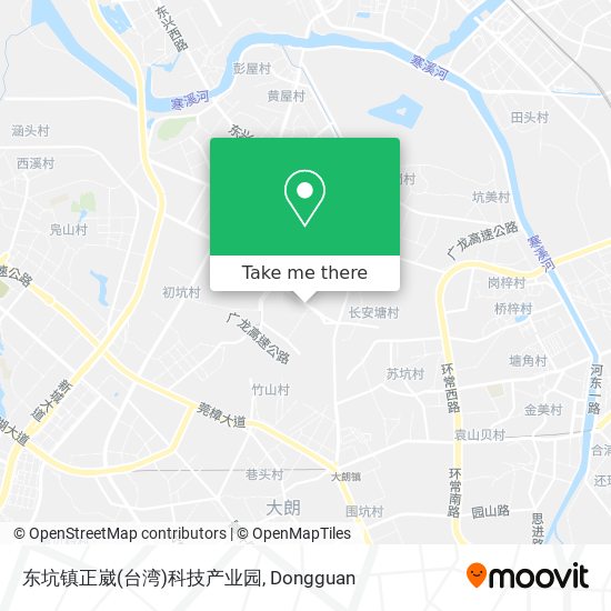 东坑镇正崴(台湾)科技产业园 map