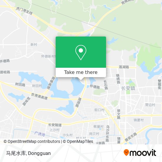 马尾水库 map