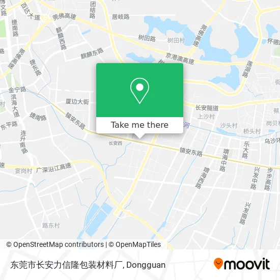 东莞市长安力信隆包装材料厂 map