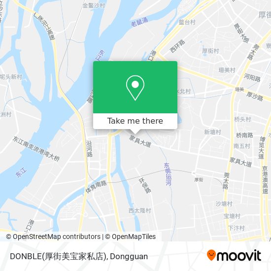 DONBLE(厚街美宝家私店) map