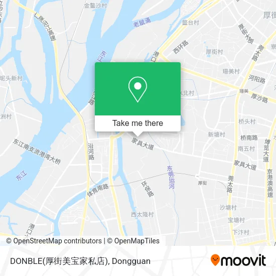 DONBLE(厚街美宝家私店) map