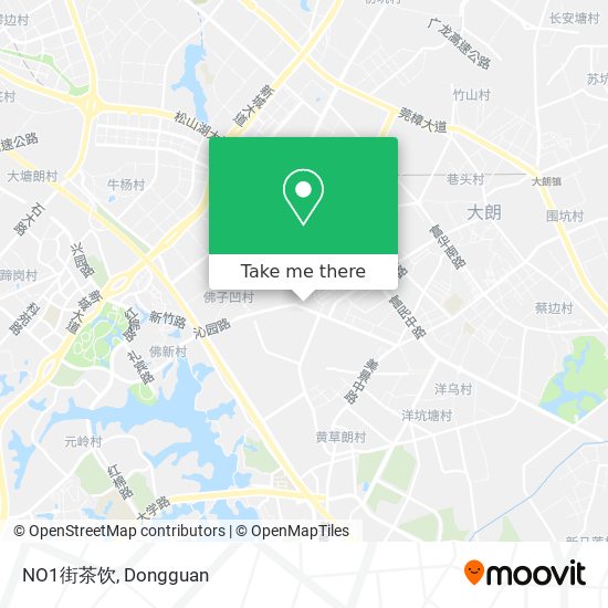 NO1街茶饮 map