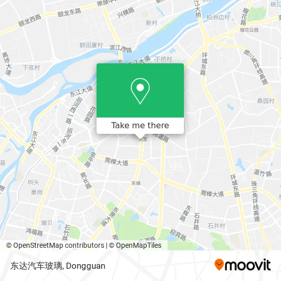 东达汽车玻璃 map