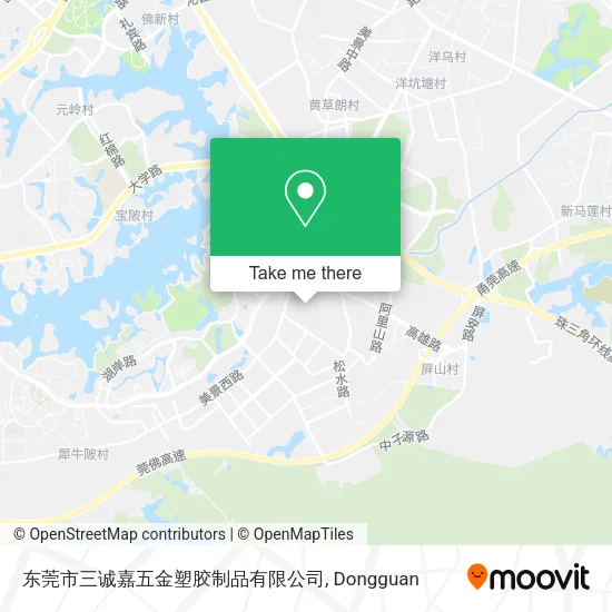 东莞市三诚嘉五金塑胶制品有限公司 map
