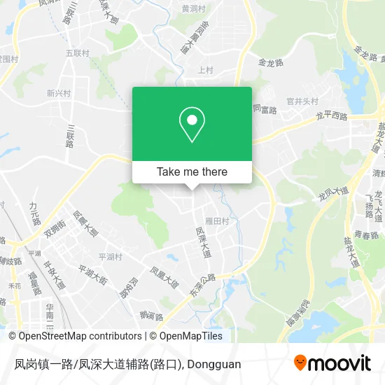 凤岗镇一路/凤深大道辅路(路口) map