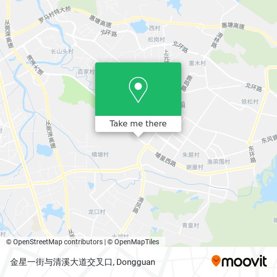 金星一街与清溪大道交叉口 map