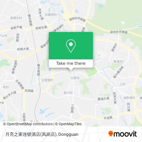 月亮之家连锁酒店(凤岗店) map