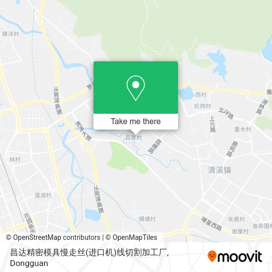 昌达精密模具慢走丝(进口机)线切割加工厂 map