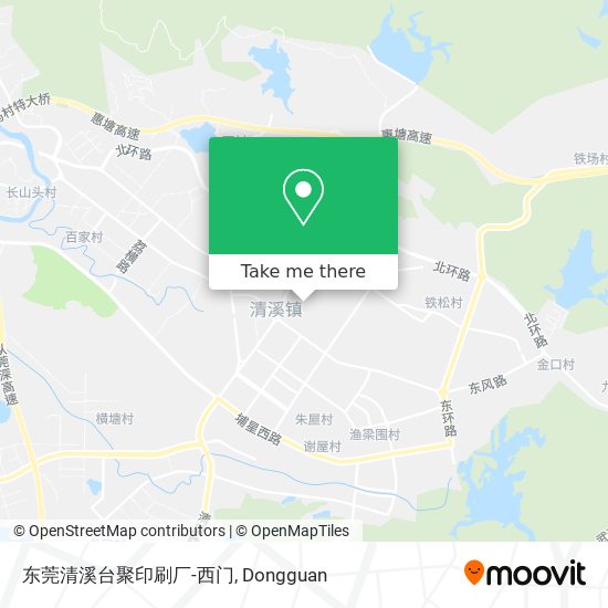 东莞清溪台聚印刷厂-西门 map