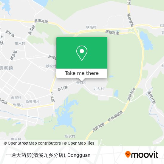 一通大药房(清溪九乡分店) map