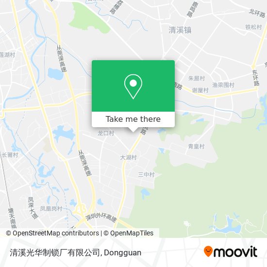 清溪光华制锁厂有限公司 map