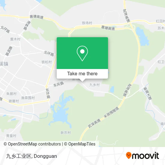 九乡工业区 map