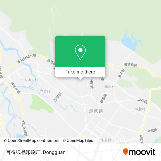 百得纸品印刷厂 map