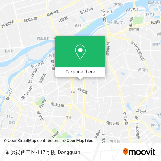 新兴街西二区-117号楼 map