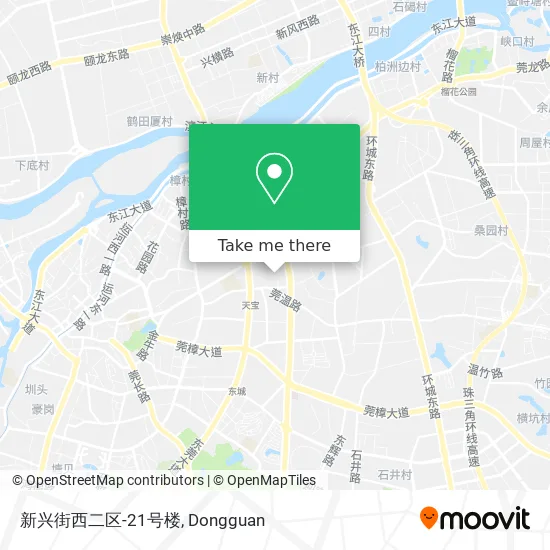新兴街西二区-21号楼 map