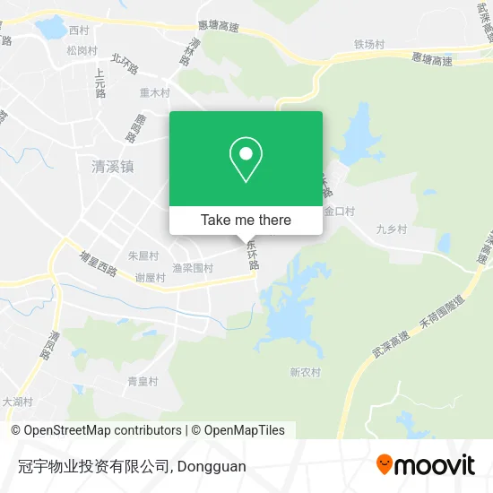 冠宇物业投资有限公司 map