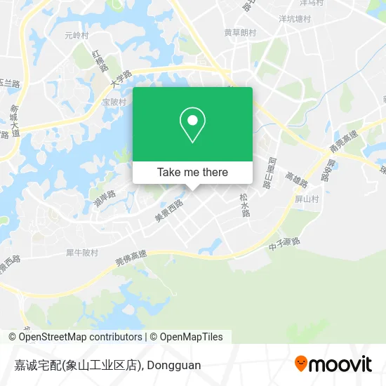 嘉诚宅配(象山工业区店) map