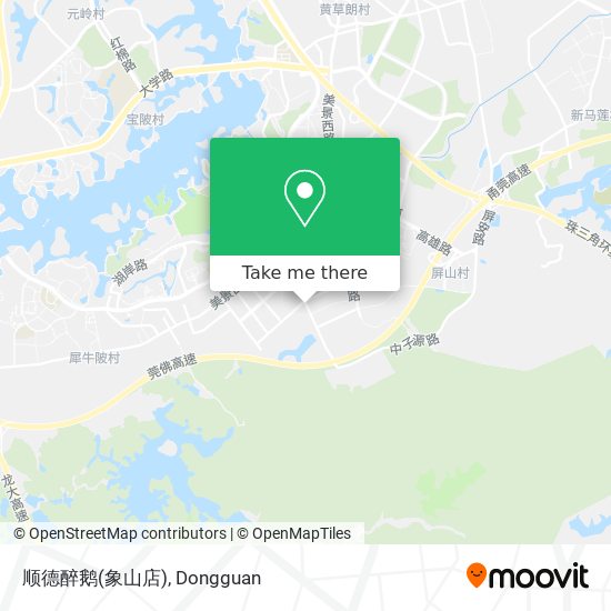 顺德醉鹅(象山店) map