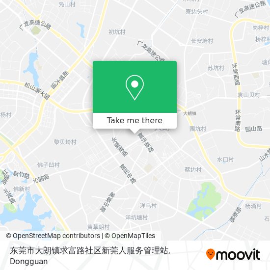 东莞市大朗镇求富路社区新莞人服务管理站 map