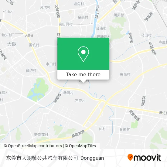 东莞市大朗镇公共汽车有限公司 map