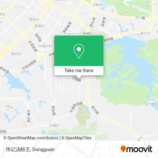 伟记汤粉王 map