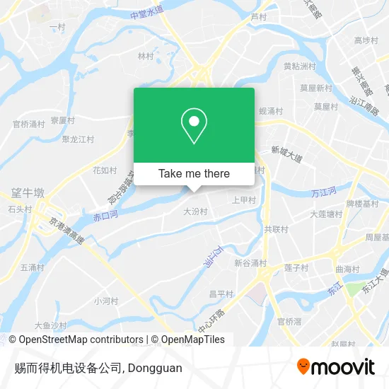 赐而得机电设备公司 map