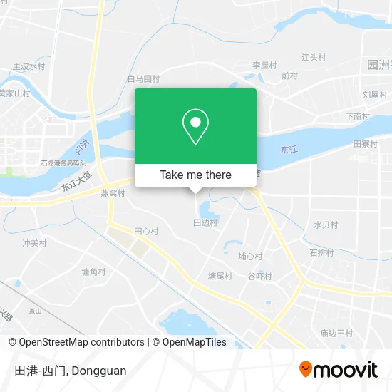 田港-西门 map