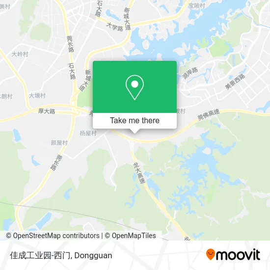 佳成工业园-西门 map