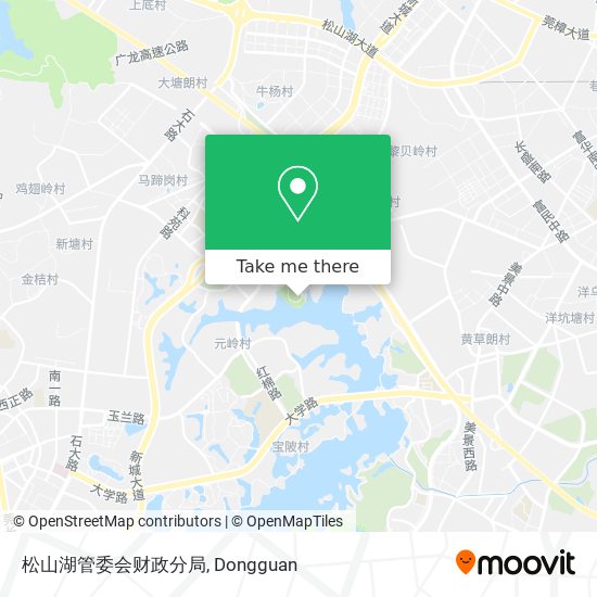 松山湖管委会财政分局 map