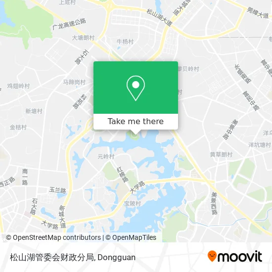 松山湖管委会财政分局 map