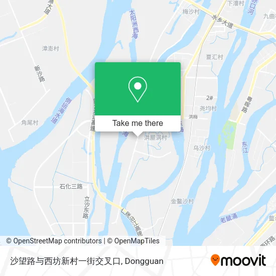 沙望路与西坊新村一街交叉口 map