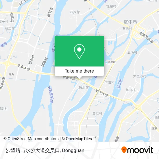 沙望路与水乡大道交叉口 map